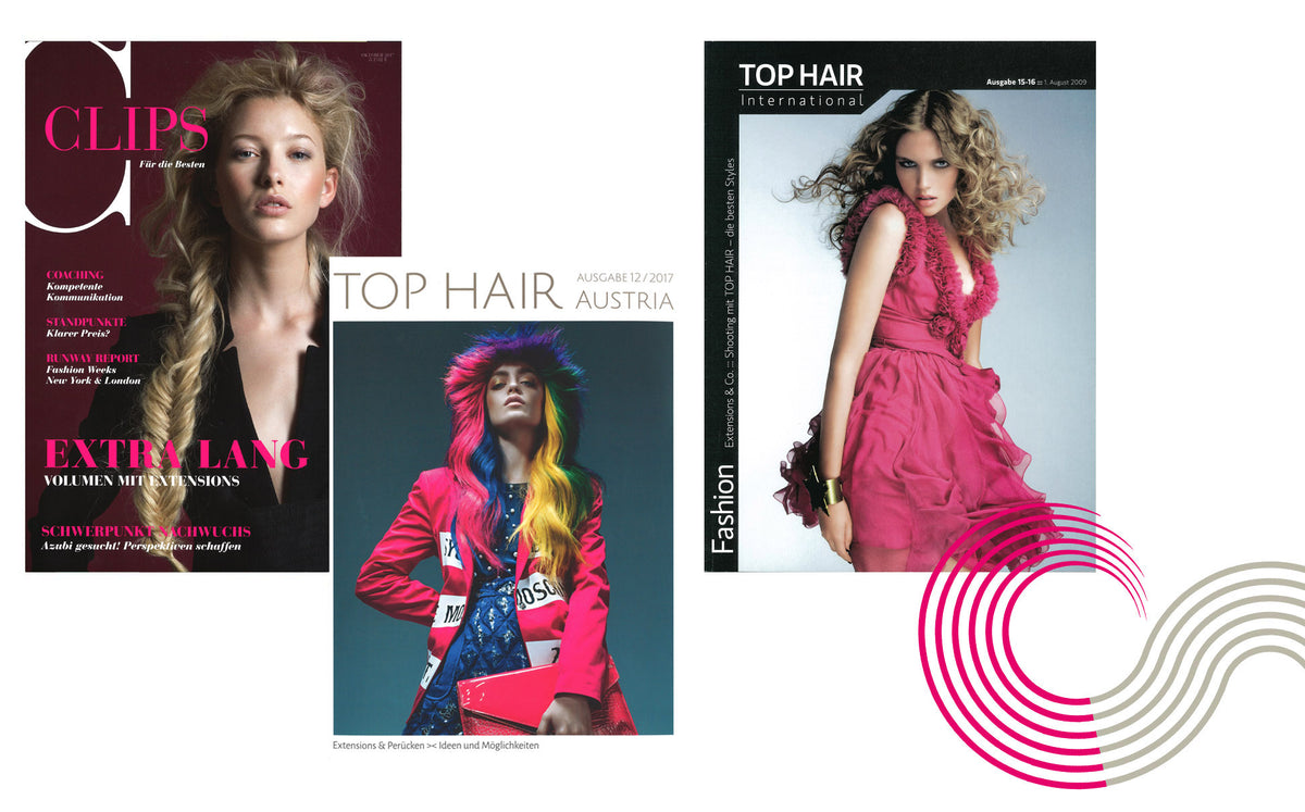 Coverbilder Clips, Top Hair Austria, Top Hair International mit Artikeln von Hairoyal
